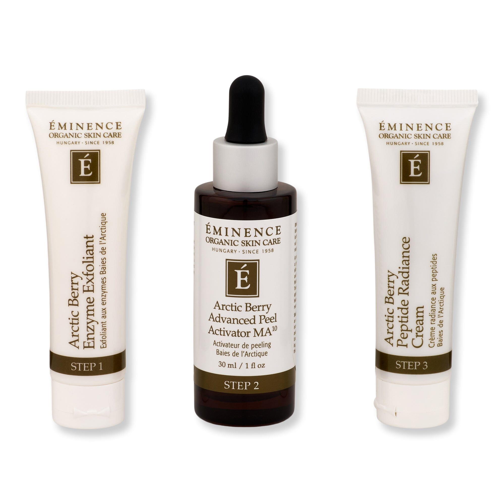 Eminence Eminence Arctic Berry Peel & Peptide Illuminating System Skin Care Kits 
