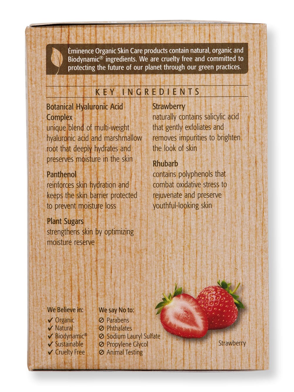 Eminence Eminence Strawberry Rhubarb Hyaluronic Hydrator Face Moisturizers 