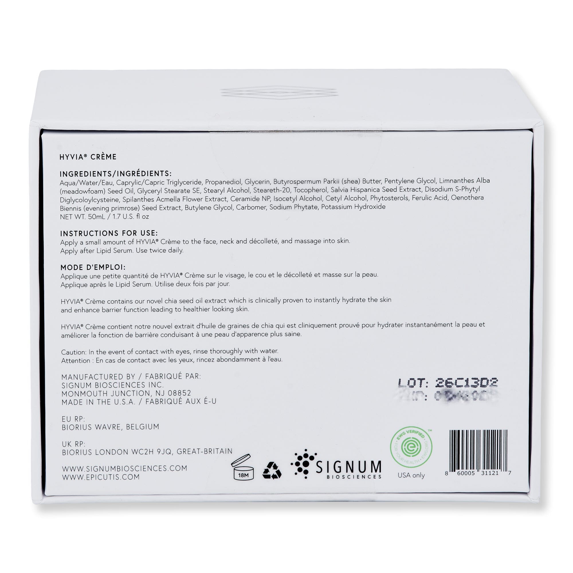 Epicutis Epicutis Hyvia Creme Face Moisturizers 