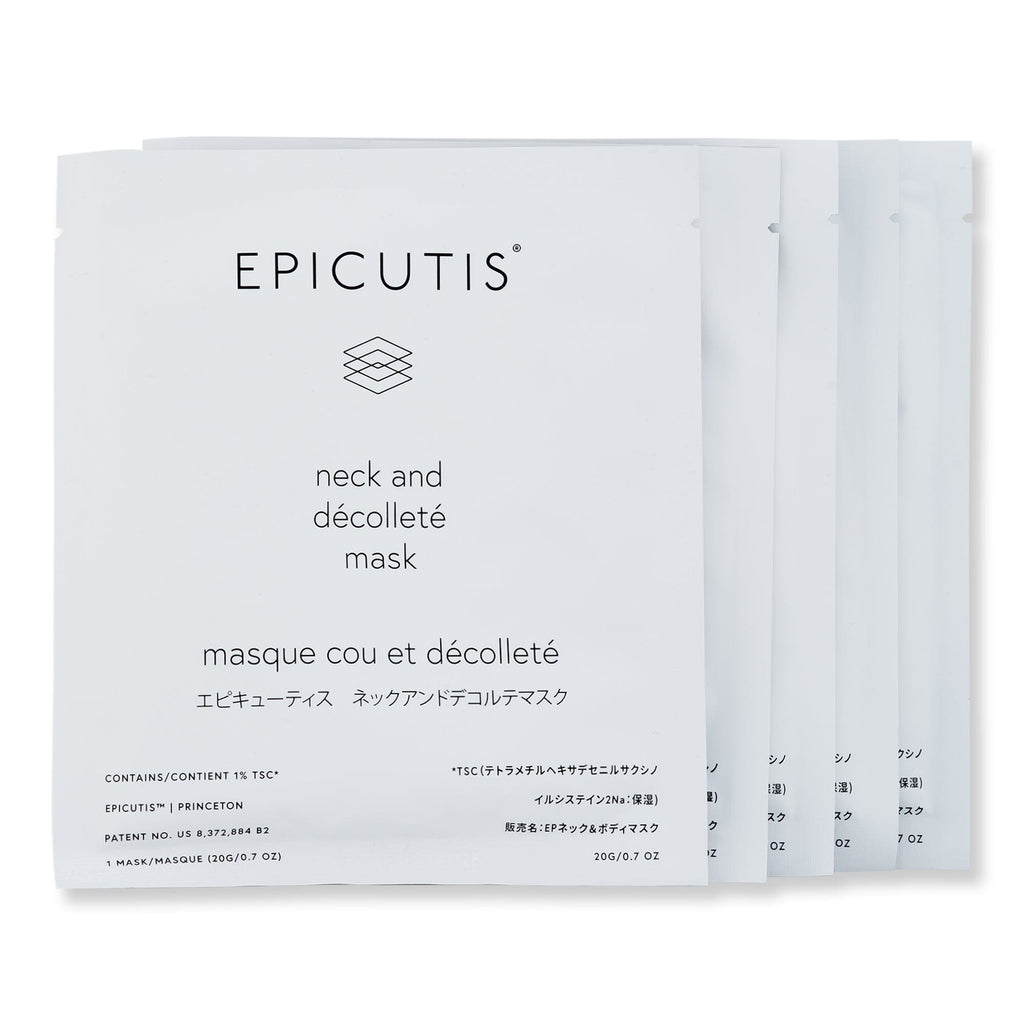 Epicutis Epicutis Lipid Recovery Mask for Neck + Decollete Face Masks 0.7 oz 5 Ct 