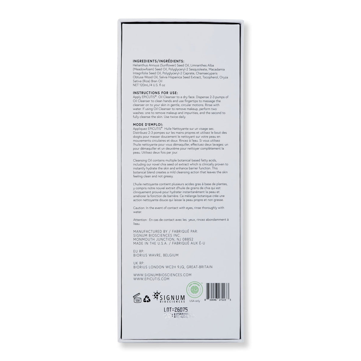 Epicutis Epicutis Oil Cleanser Face Cleansers 