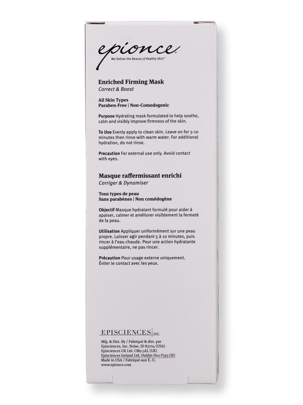 Epionce Epionce Enriched Firming Mask Face Masks 