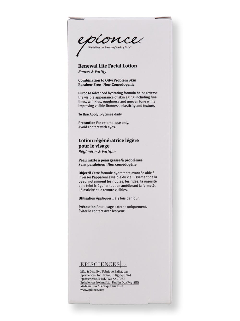 Epionce Epionce Renewal Lite Facial Lotion Face Moisturizers 