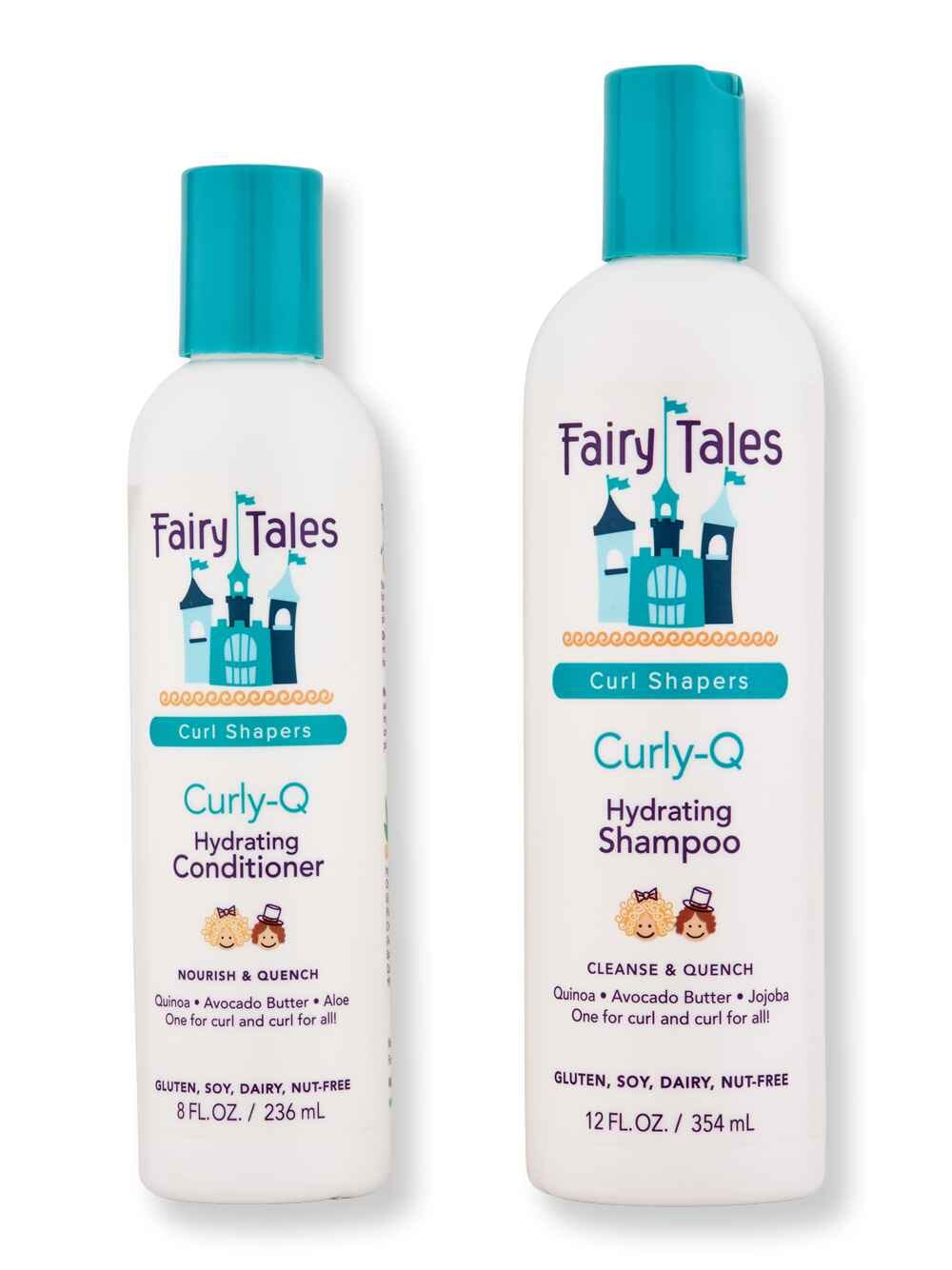 Fairy Tales Fairy Tales Curly-Q Shampoo 12 oz & Conditioner 8 oz Hair Care Value Sets 