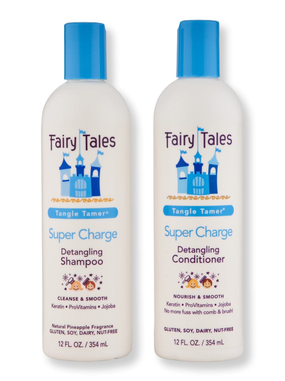 Fairy Tales Fairy Tales Super Charge Detangling Shampoo & Conditioner 12 oz Hair Care Value Sets 