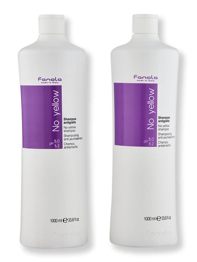 Fanola Fanola No Yellow Shampoo 2 ct 1000 ml Shampoos 