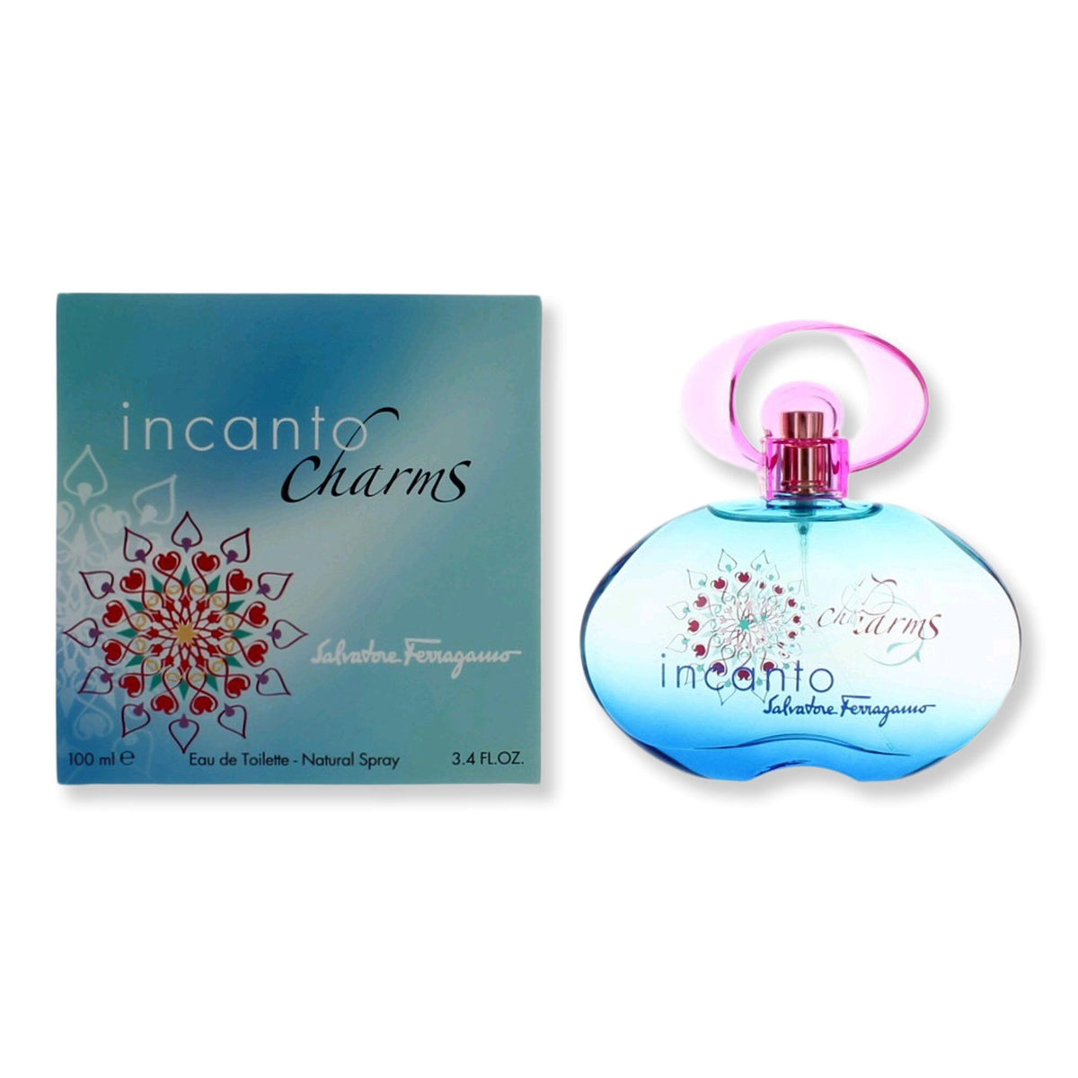 Ferragamo Ferragamo Incanto Charms Eau De Toilette Spray for Women Perfume 3.4 oz 