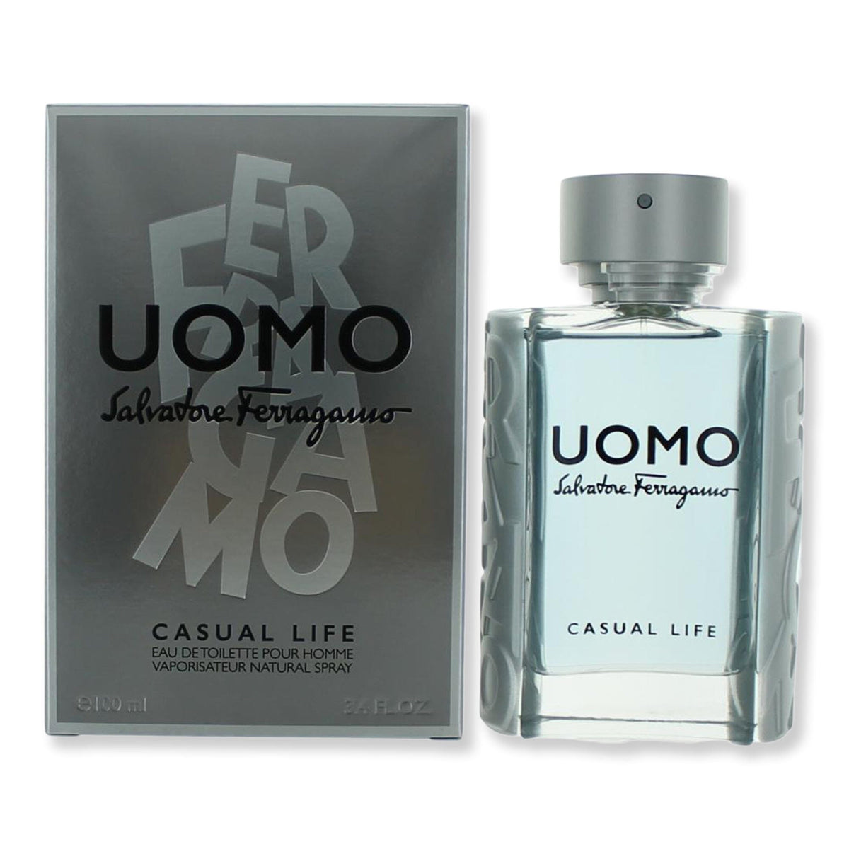 Ferragamo Ferragamo Uomo Casual Life Eau De Toilette Spray for Men Perfume 3.4 oz 