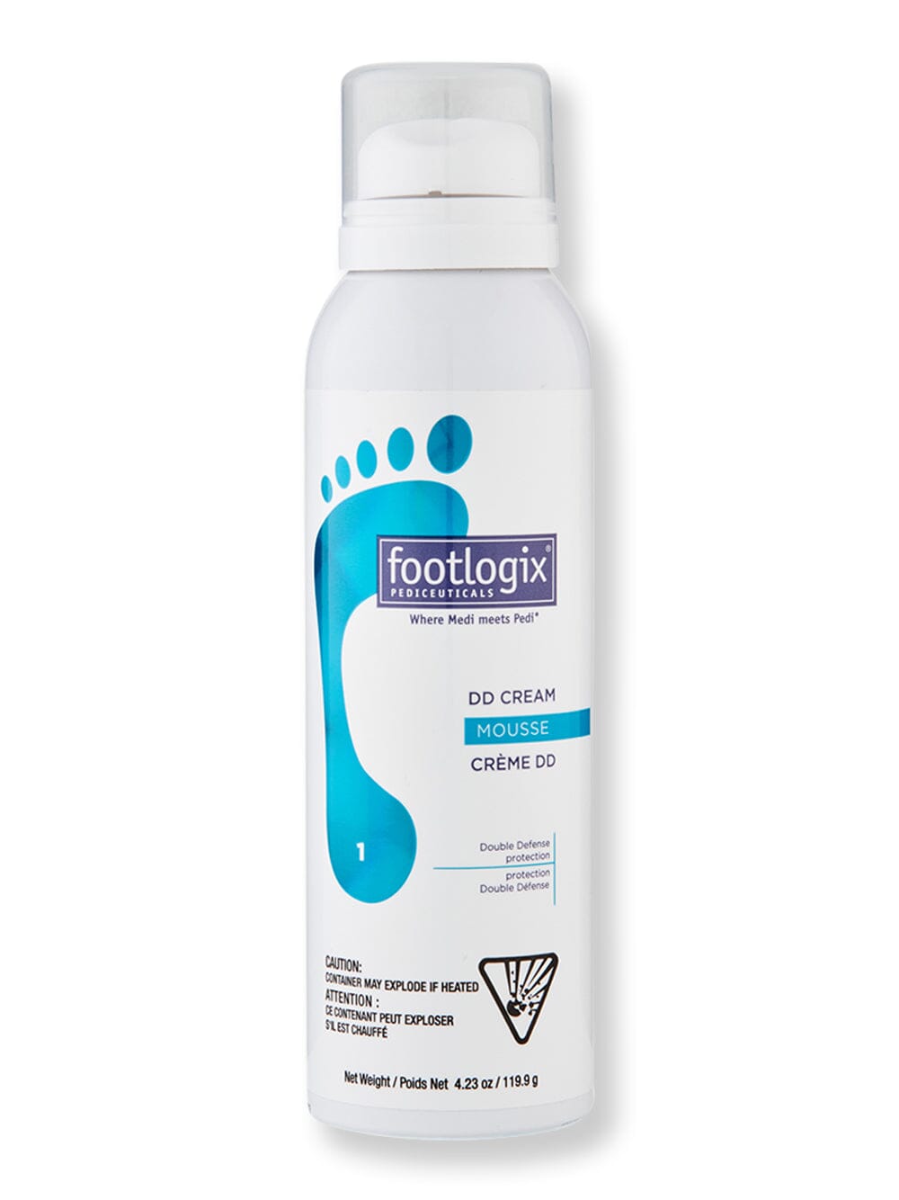Footlogix Footlogix DD Cream Mousse Formula Foot Creams & Treatments 4.2 oz / 125 ml 