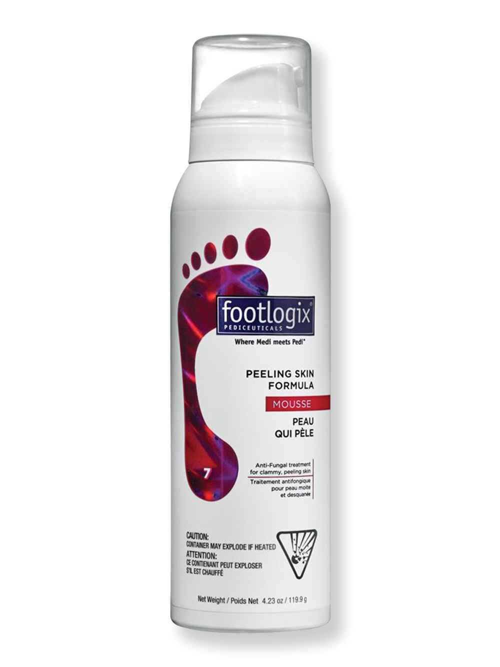 Footlogix Footlogix Peeling Skin Formula With Clotrimazole 4.2 oz125 ml Foot Creams & Treatments 