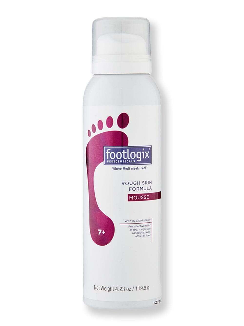 Footlogix Footlogix Rough Skin Formula With Clotrimazole Foot Creams & Treatments 4.2 oz / 125 ml 