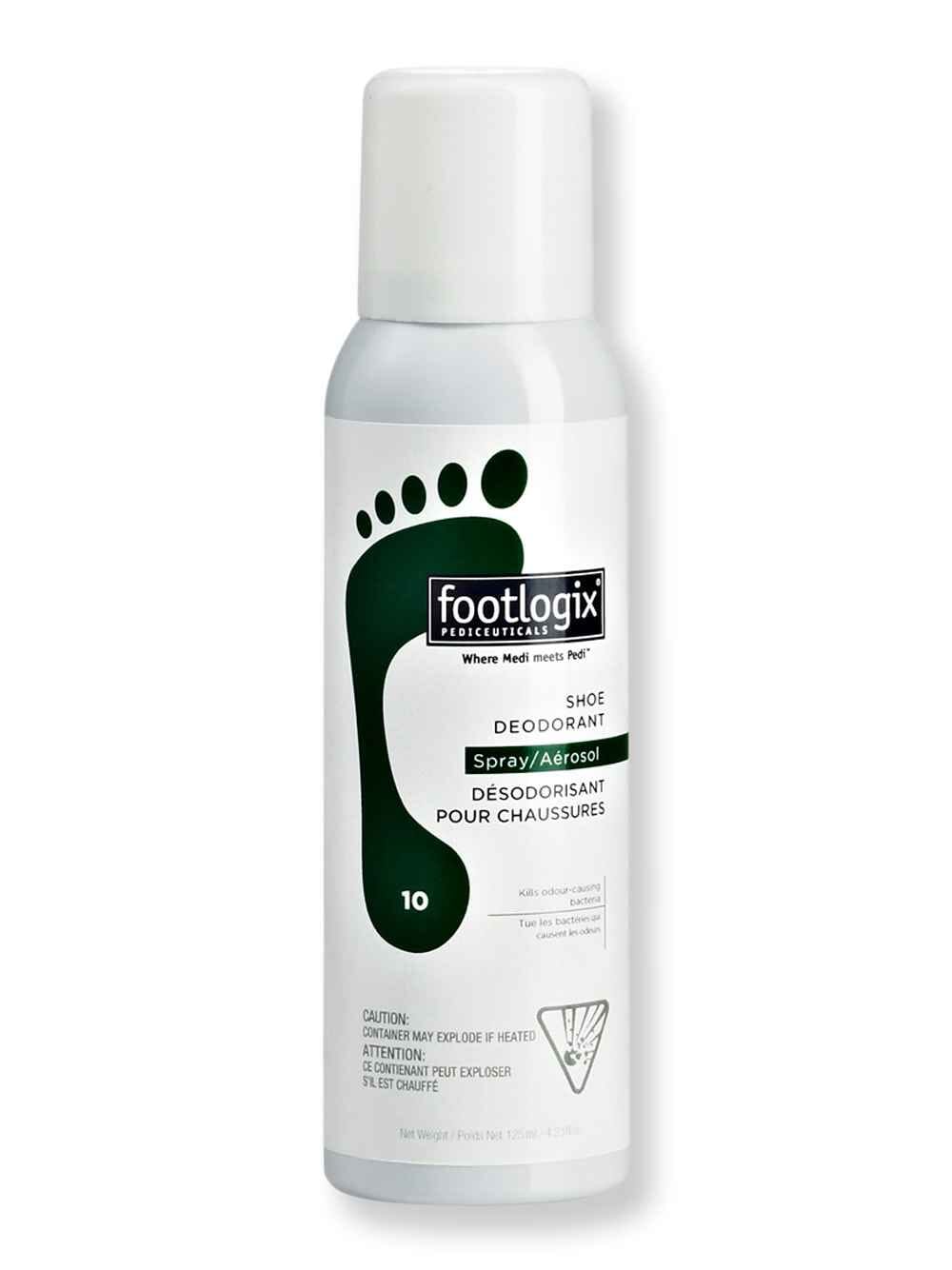 Footlogix Footlogix Shoe Deodorant Spray 4.2 oz 125 ml Foot Creams & Treatments 