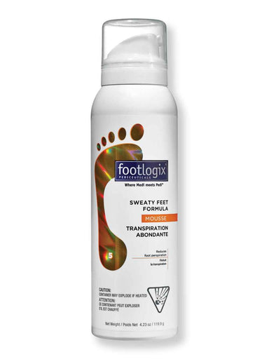 Footlogix Footlogix Sweaty Feet Formula 4.2 oz125 ml Foot Creams & Treatments 