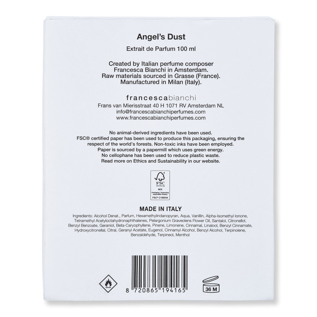 Francesca Bianchi Francesca Bianchi Angel's Dust Extrait de Parfum Perfume 