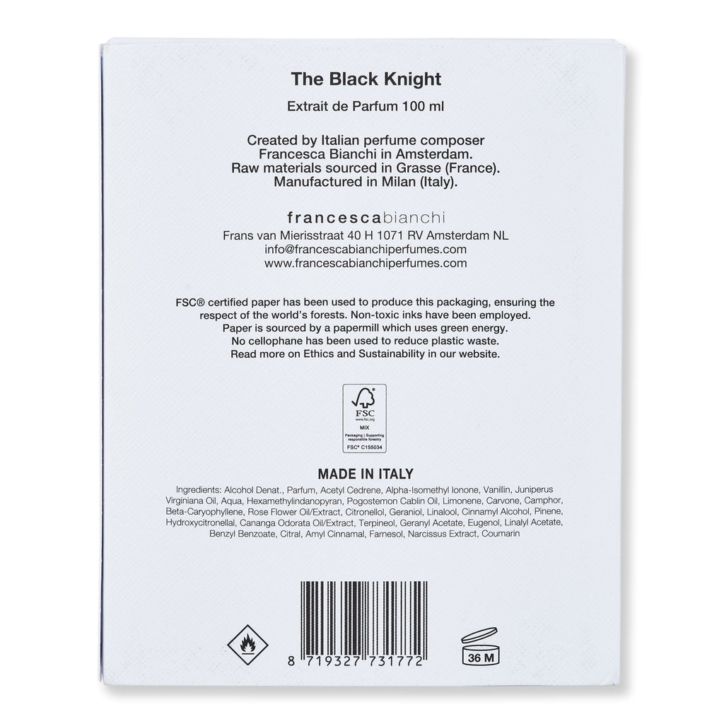 Francesca Bianchi Francesca Bianchi The Black Knight Extrait de Parfum Perfume 
