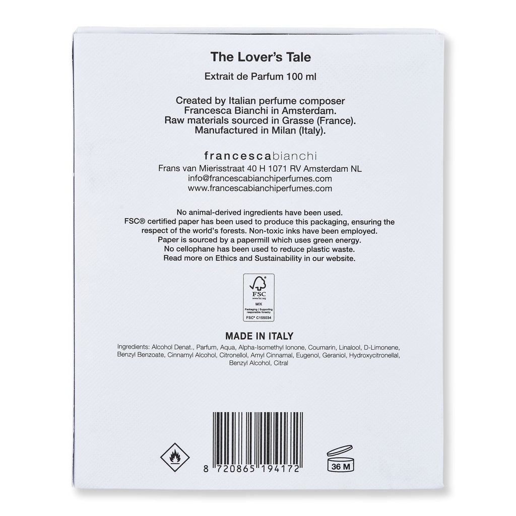 Francesca Bianchi Francesca Bianchi The Lover's Tale Extrait de Parfum Perfume 