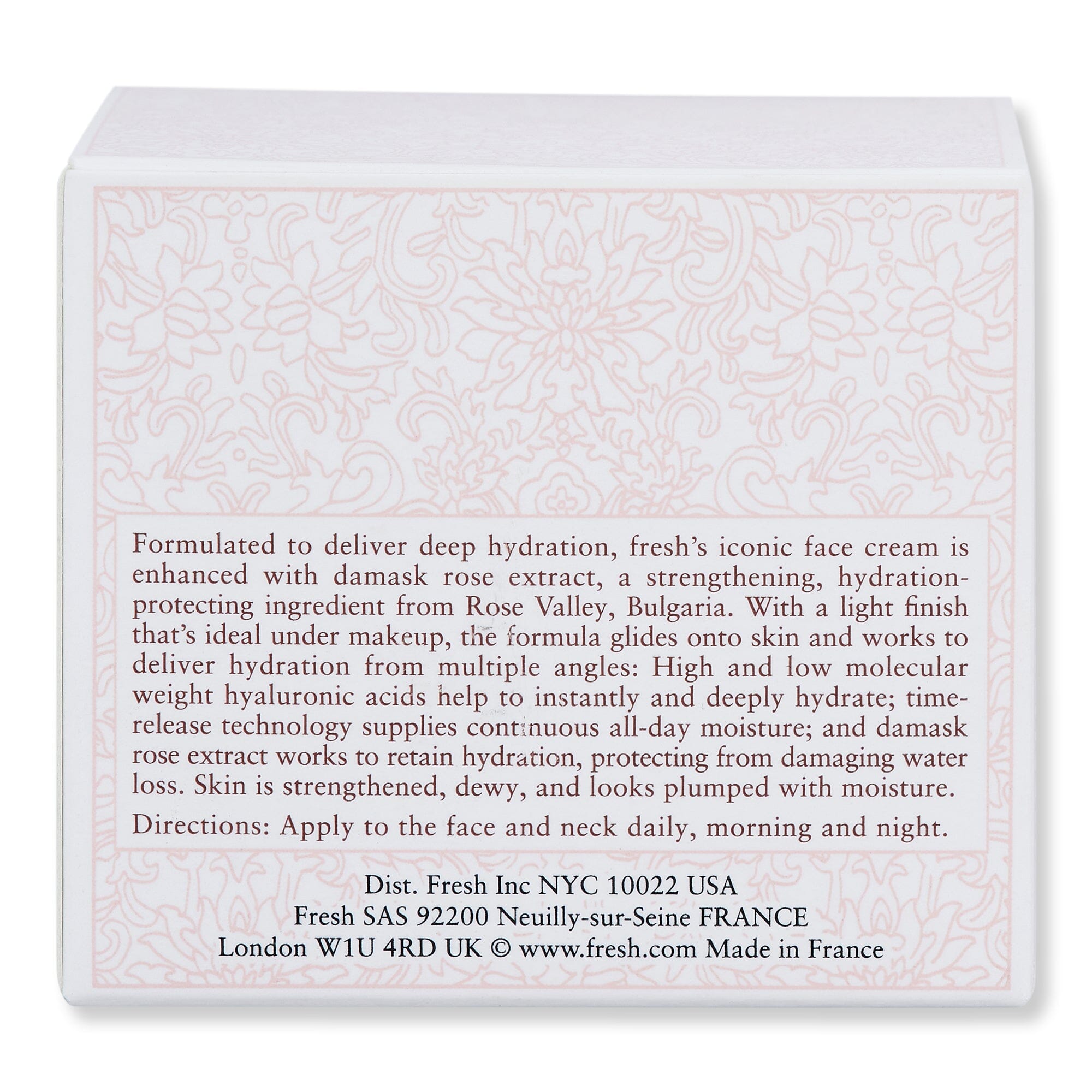 Fresh Fresh Rose Face Cream 1.6 oz Face Moisturizers 