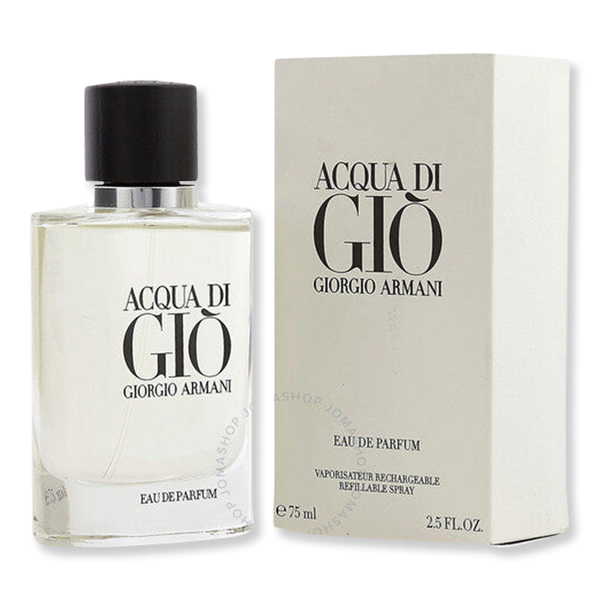 GIORGIO ARMANI GIORGIO ARMANI Acqua Di Gio Eau De Parfum Spray For Men Perfume Refillable 2.5 oz 