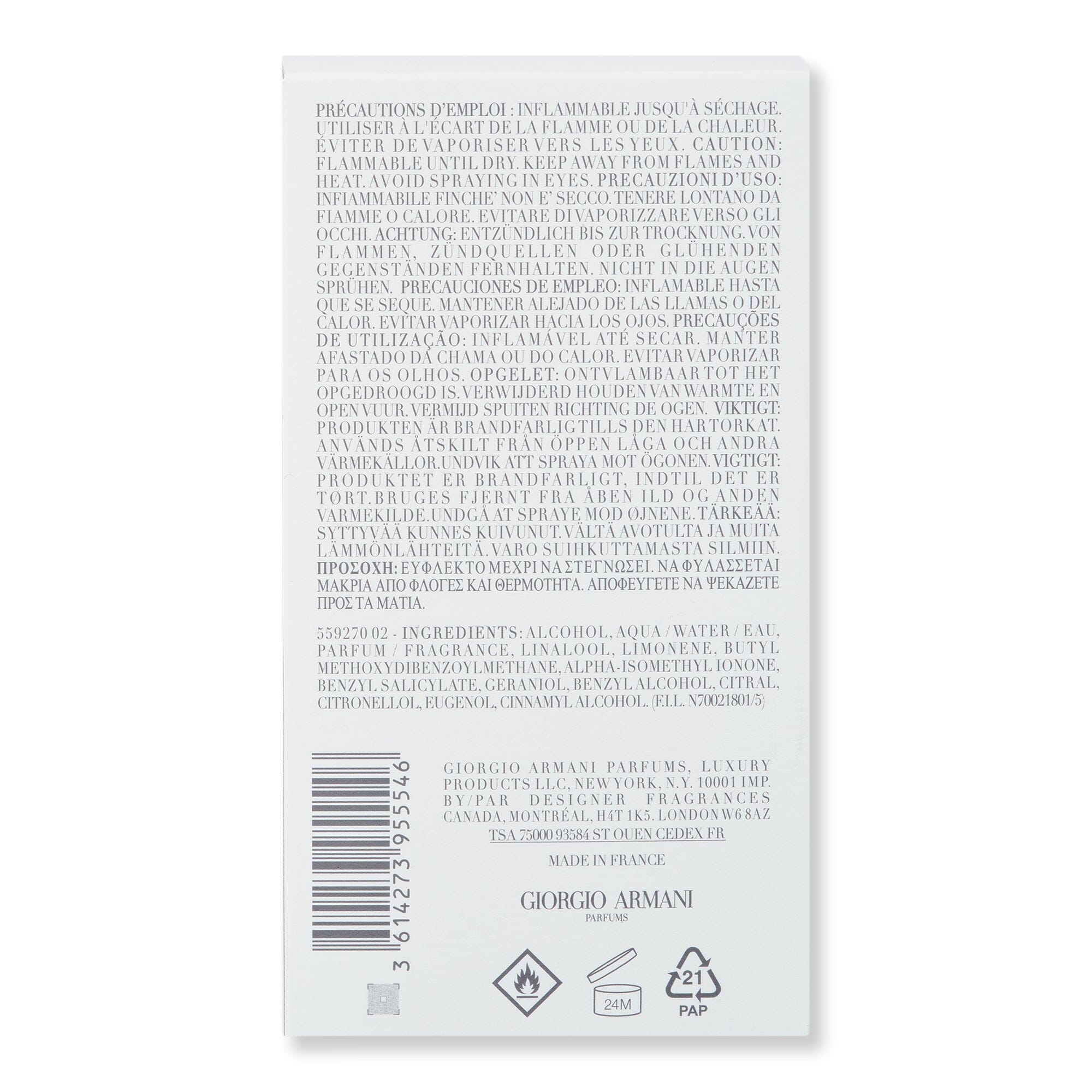 GIORGIO ARMANI GIORGIO ARMANI Acqua Di Gio Eau De Toilette for Men Perfume 