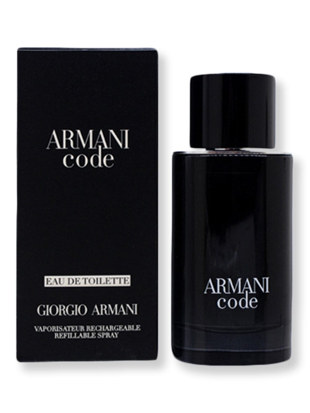 GIORGIO ARMANI GIORGIO ARMANI Armani Code For Men EDT Refillable Spray 2.5 oz75 ml Perfume 