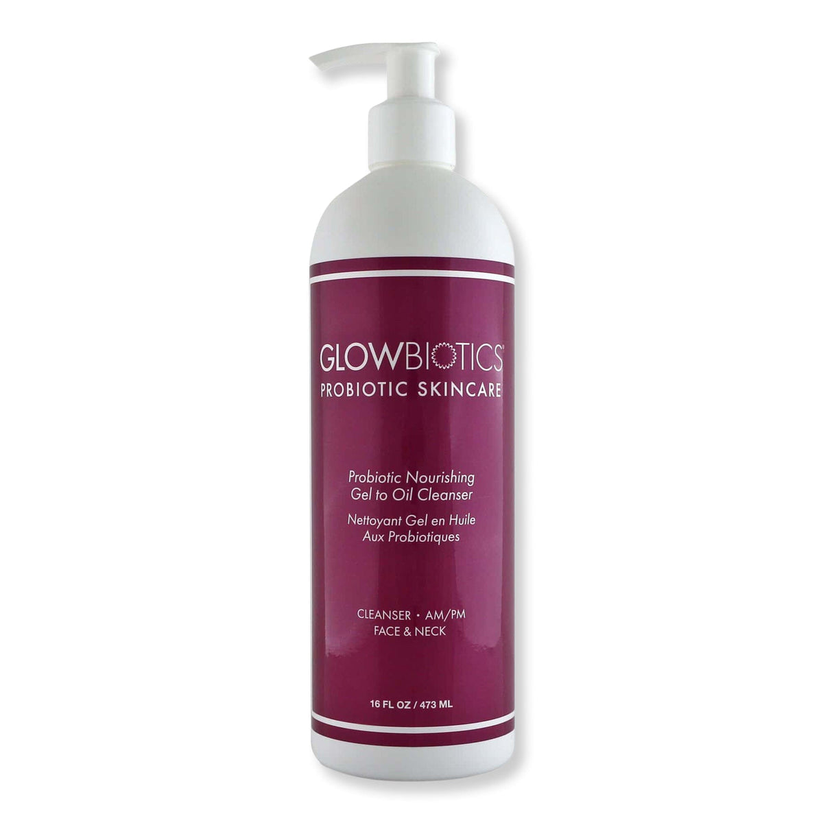 Glowbiotics Glowbiotics Probiotic Nourishing Gel to Oil Cleanser Face Cleansers 16 oz 
