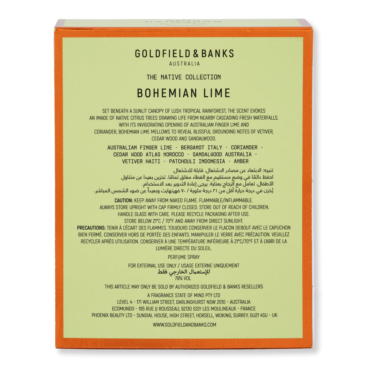 Goldfield & Banks Goldfield & Banks Bohemian Lime Eau de Parfum Perfume 