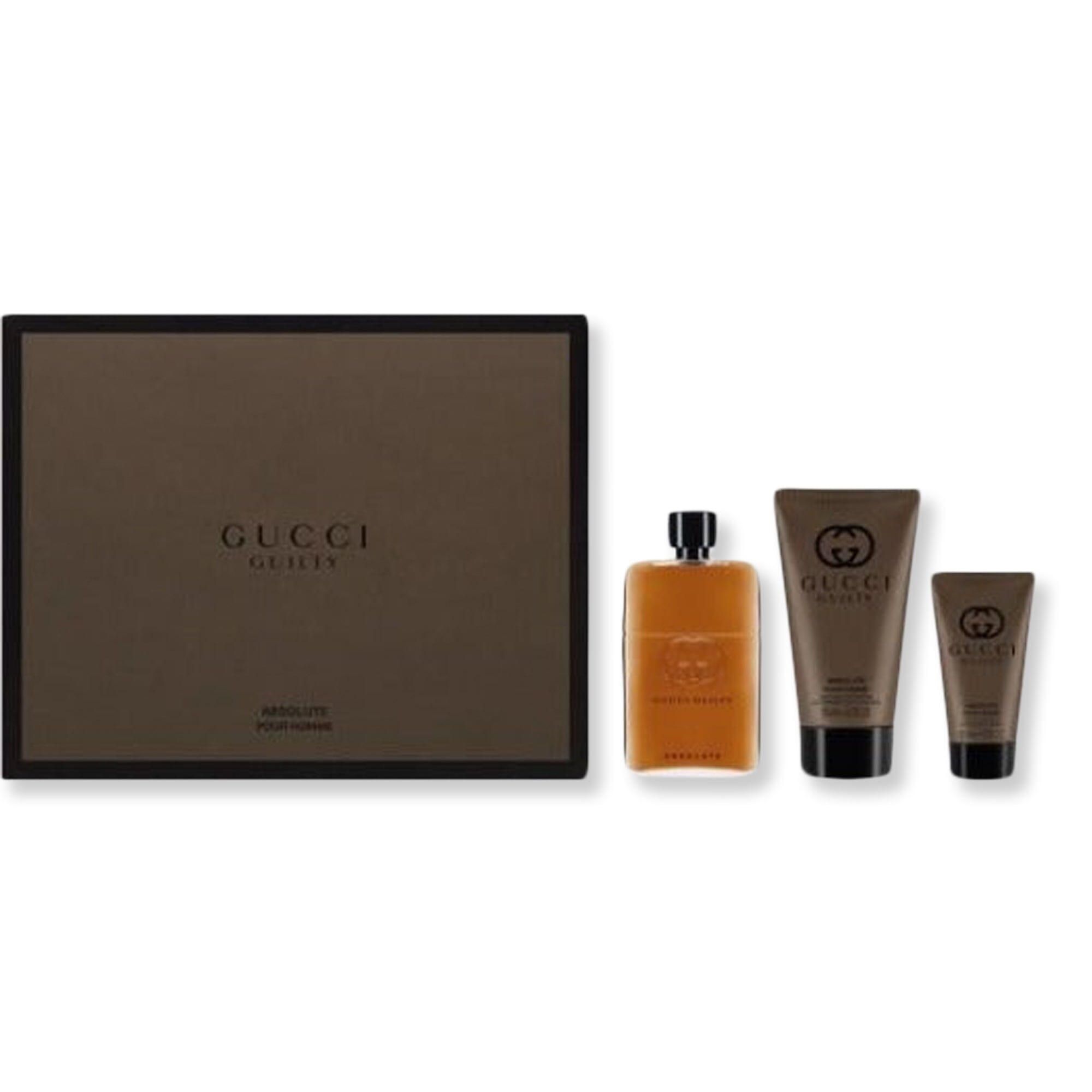 Gucci Gucci Guilty Absolute Pour Homme 3 Piece Gift Set Perfume 