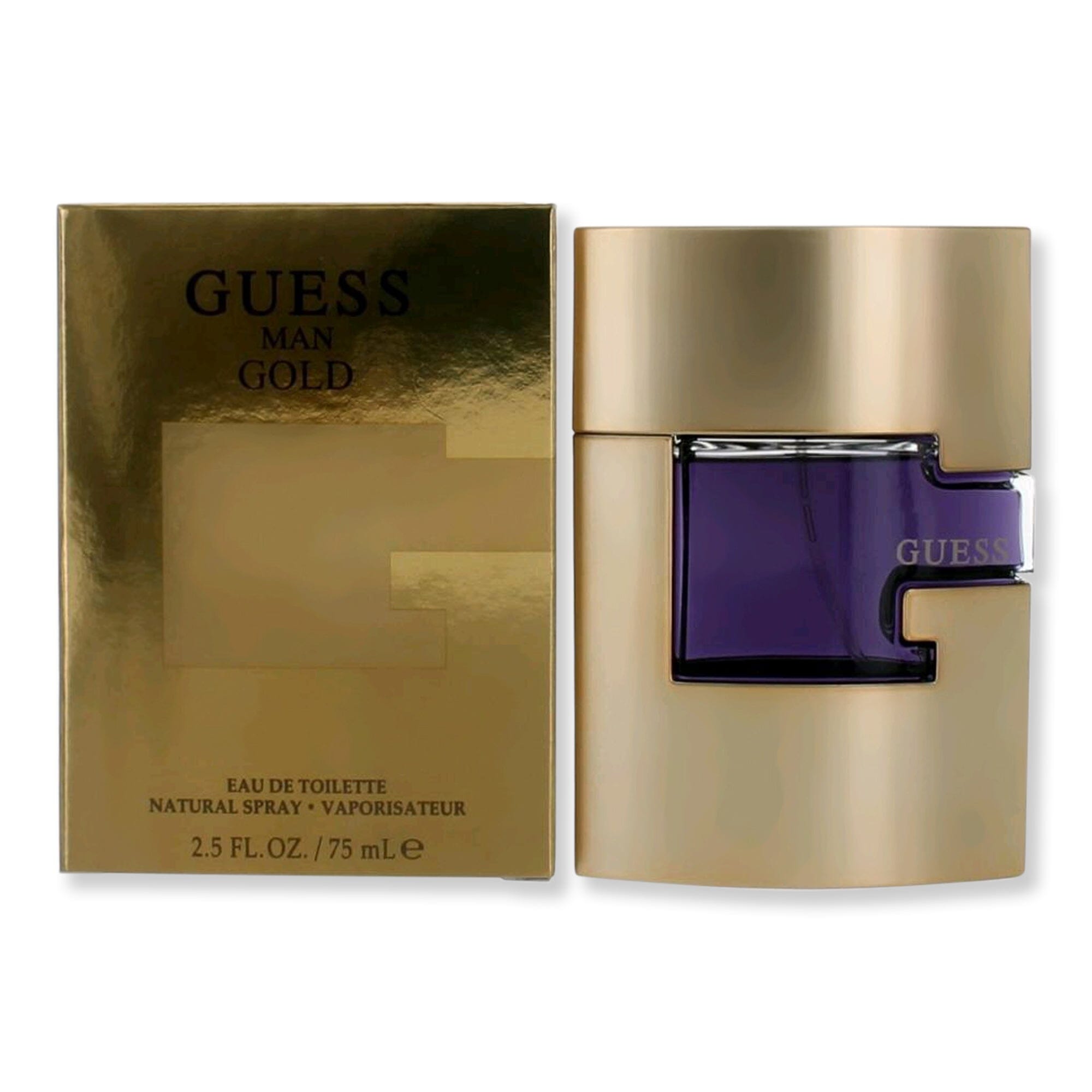 Guess Guess Man Gold Eau De Toilette Spray Perfume 2.5 oz 