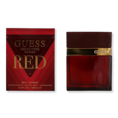 Guess Guess Seductive Homme Red Eau De Toilette Spray for Men Perfume 3.4 oz 