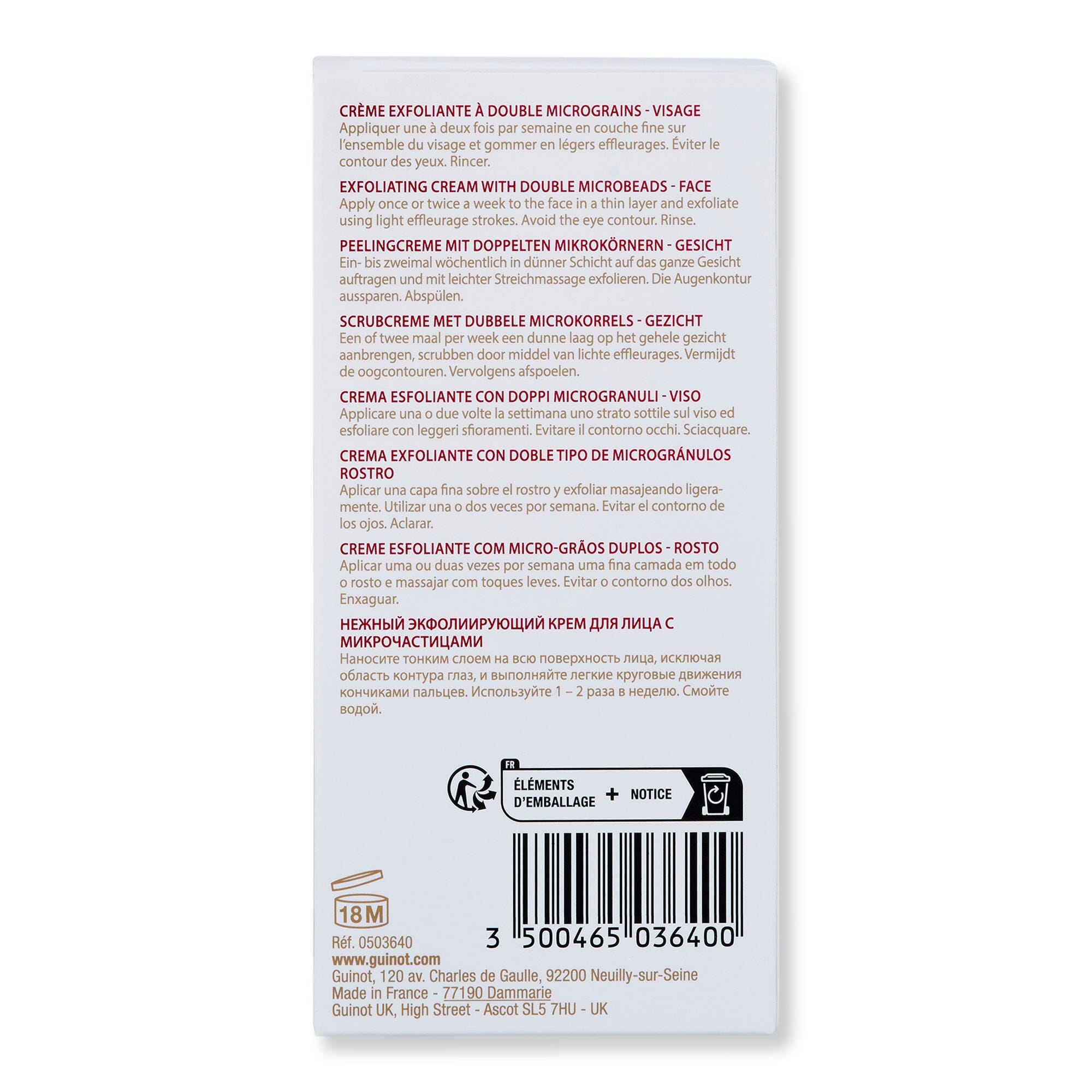 Guinot Guinot Eclat Parfait Scrub 50 ml Exfoliators & Peels 