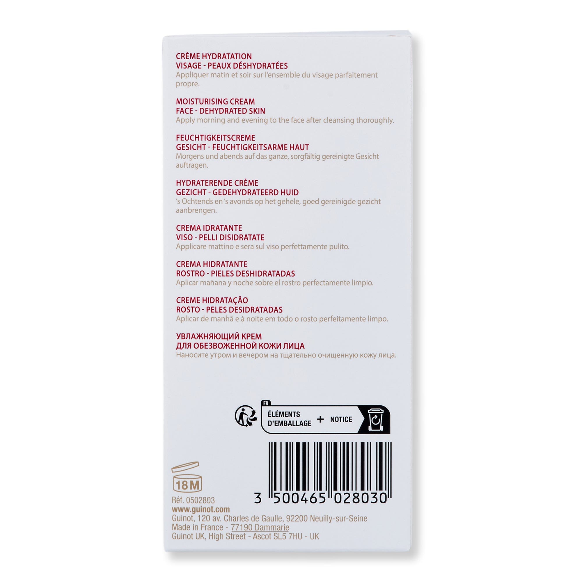 Guinot Guinot Hydra Beaute Cream 50 ml Face Moisturizers 