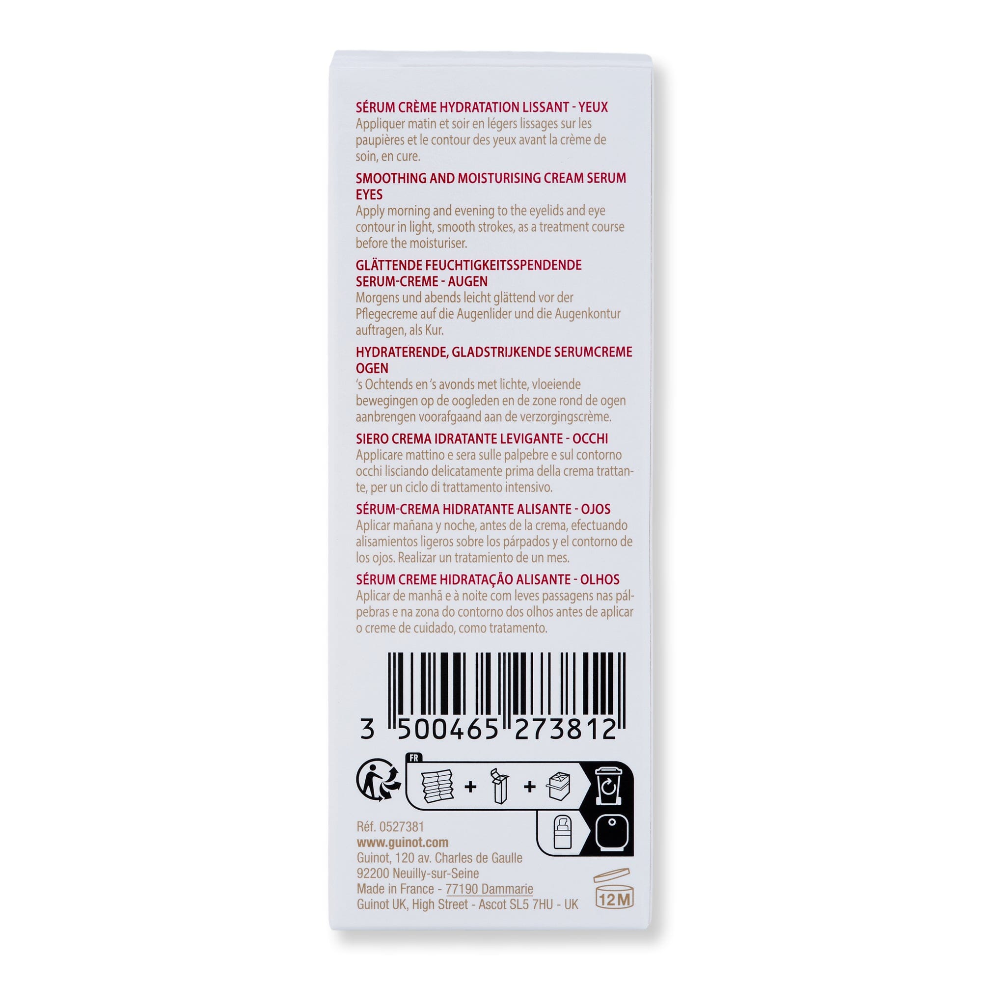 Guinot Guinot Hydrazone Eye Cream Serum Eye Serums 