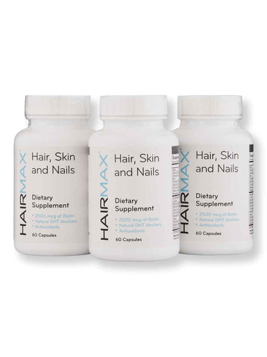 HairMax HairMax Hair, Skin & Nails Dietary Supplements 3 Ct Wellness Supplements 
