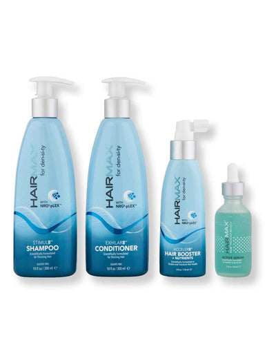 HairMax HairMax Stimul8 Shampoo & Exhilar8 Conditioner 10 oz, Acceler8 Hair Booster 4 oz, & RSN8 Overnight Treatment 2 oz Hair Care Value Sets 