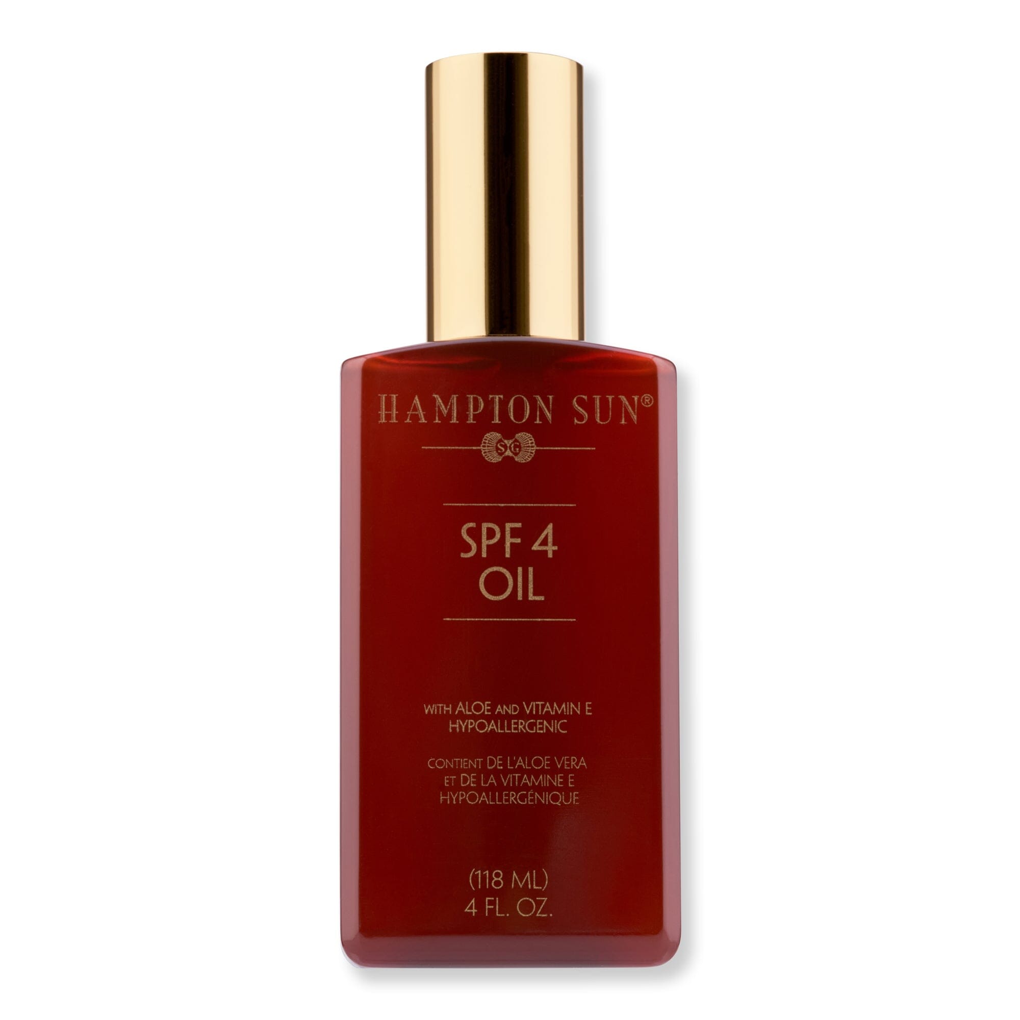 Hampton Sun Hampton Sun SPF 4 Oil Body Sunscreens 4 oz 