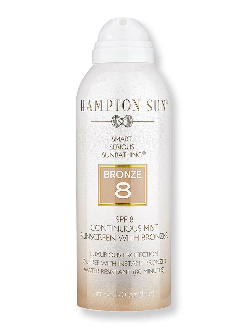 Hampton Sun Hampton Sun SPF 8 Bronze Continuous Mist 5 oz Body Sunscreens 