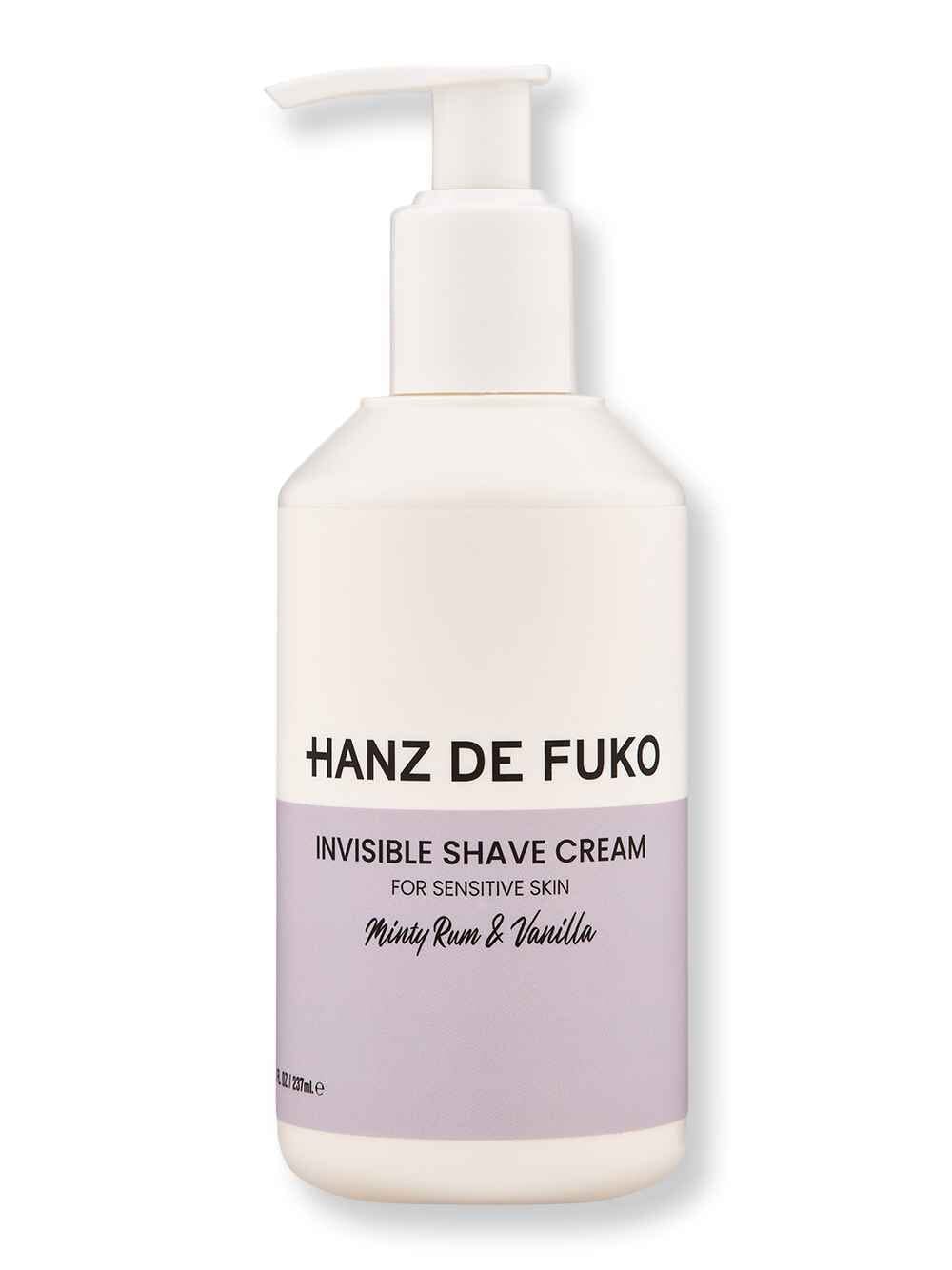 Hanz de Fuko Hanz de Fuko Invisible Shave Cream 8 oz Shaving Creams, Lotions & Gels 