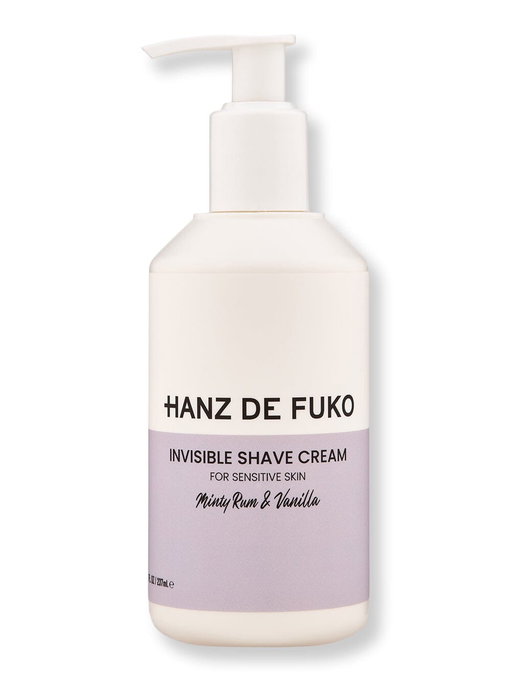 Hanz de Fuko Hanz de Fuko Invisible Shave Cream Shaving Creams, Lotions & Gels 8 oz 