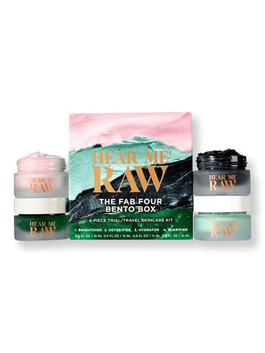 HEAR ME RAW HEAR ME RAW The Fab Four Bento Box Skin Care Kits 