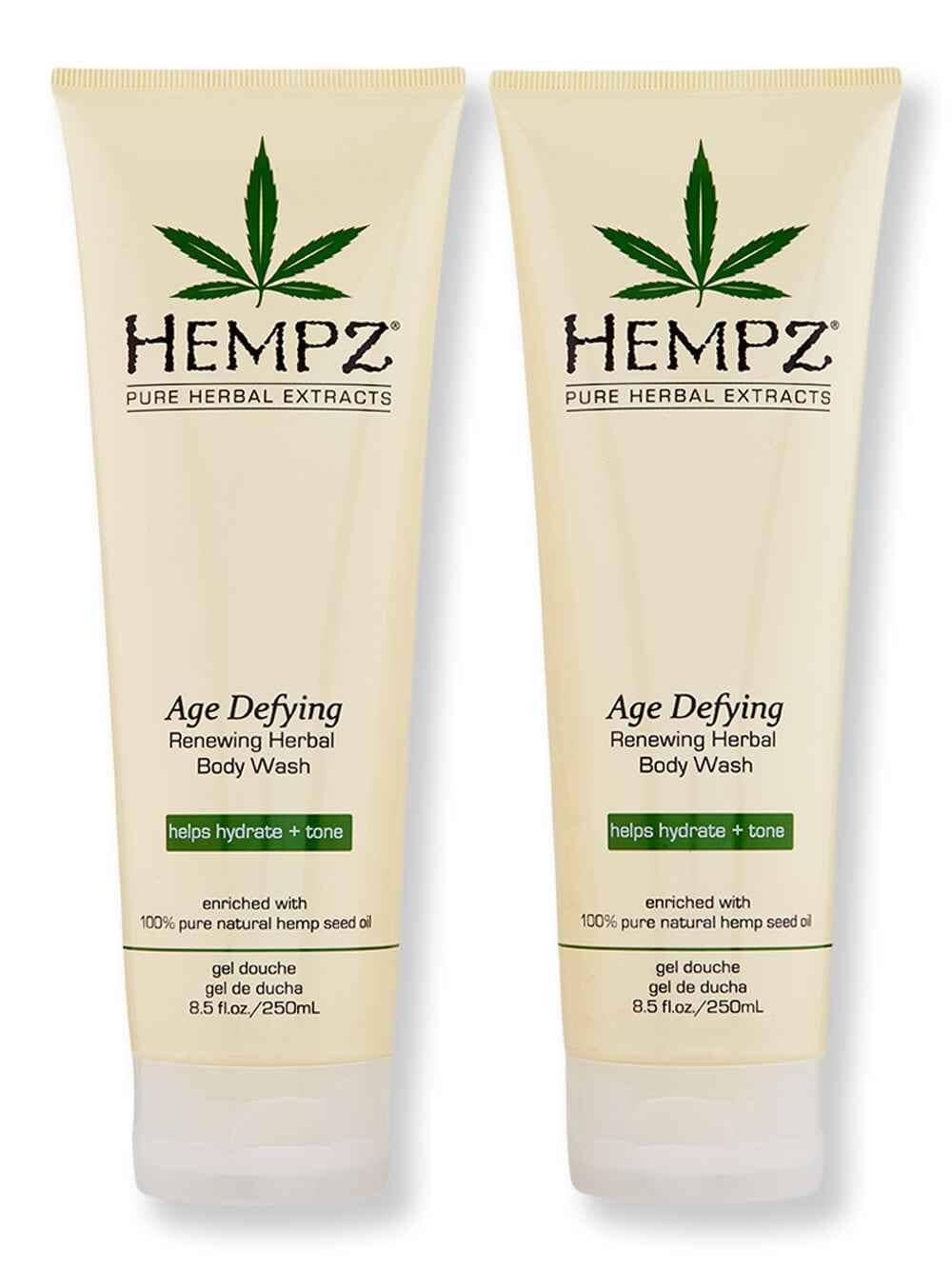 Hempz Hempz Age Defying Herbal Body Wash 2 Ct 8.5 oz Shower Gels & Body Washes 