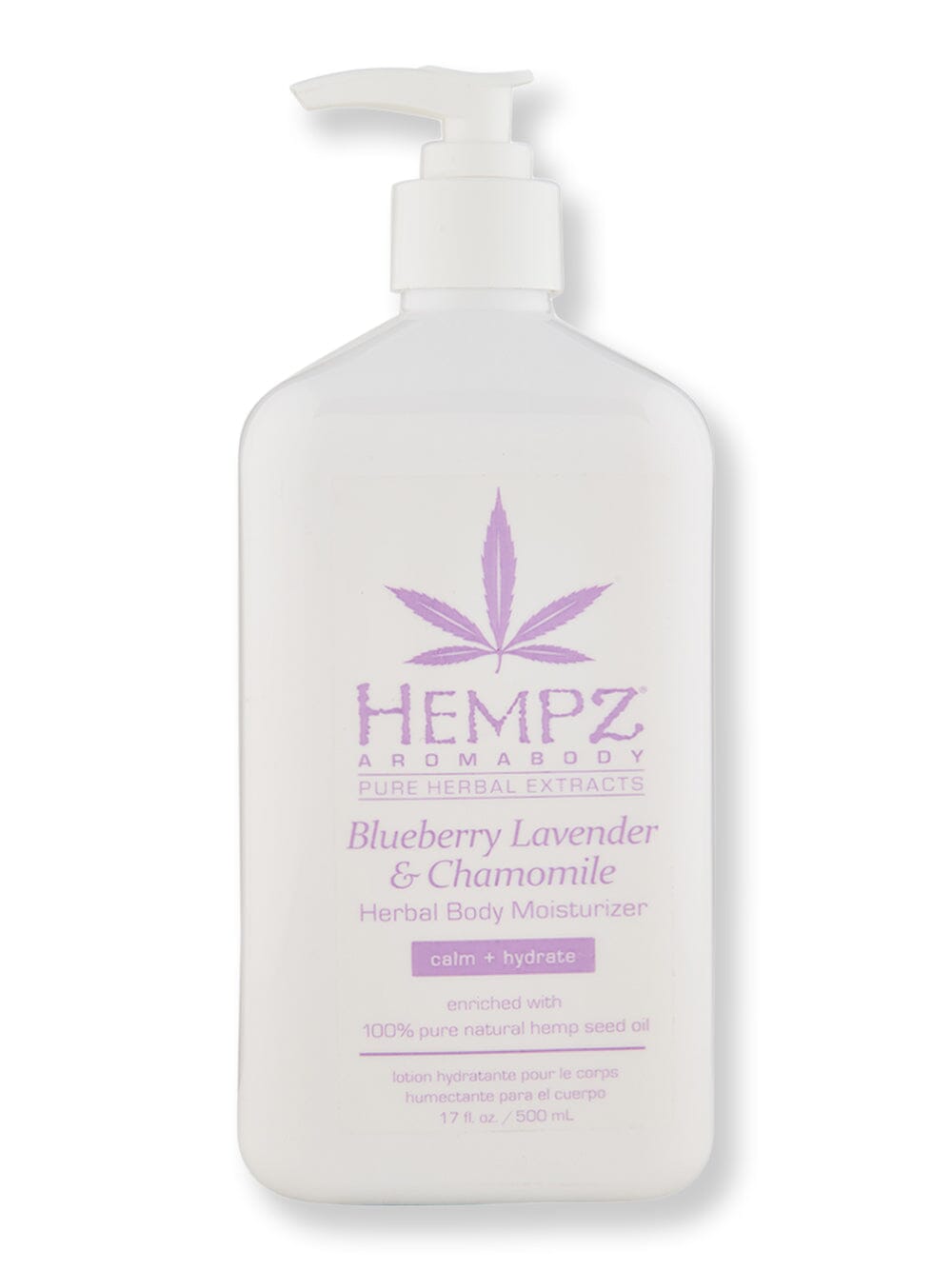 Hempz Hempz Blueberry Lavender & Chamomile Herbal Body Moisturizer 17 oz Body Lotions & Oils 