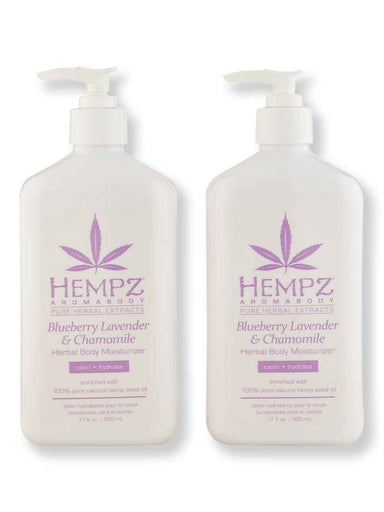 Hempz Hempz Blueberry Lavender & Chamomile Herbal Body Moisturizer 2 Ct 17 oz Body Lotions & Oils 