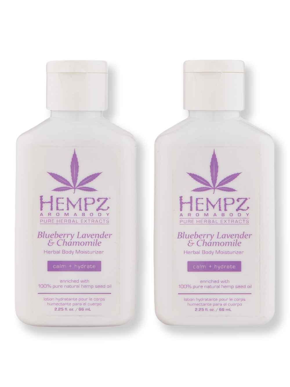 Hempz Hempz Blueberry Lavender & Chamomile Herbal Body Moisturizer 2 Ct 2.25 oz Body Lotions & Oils 