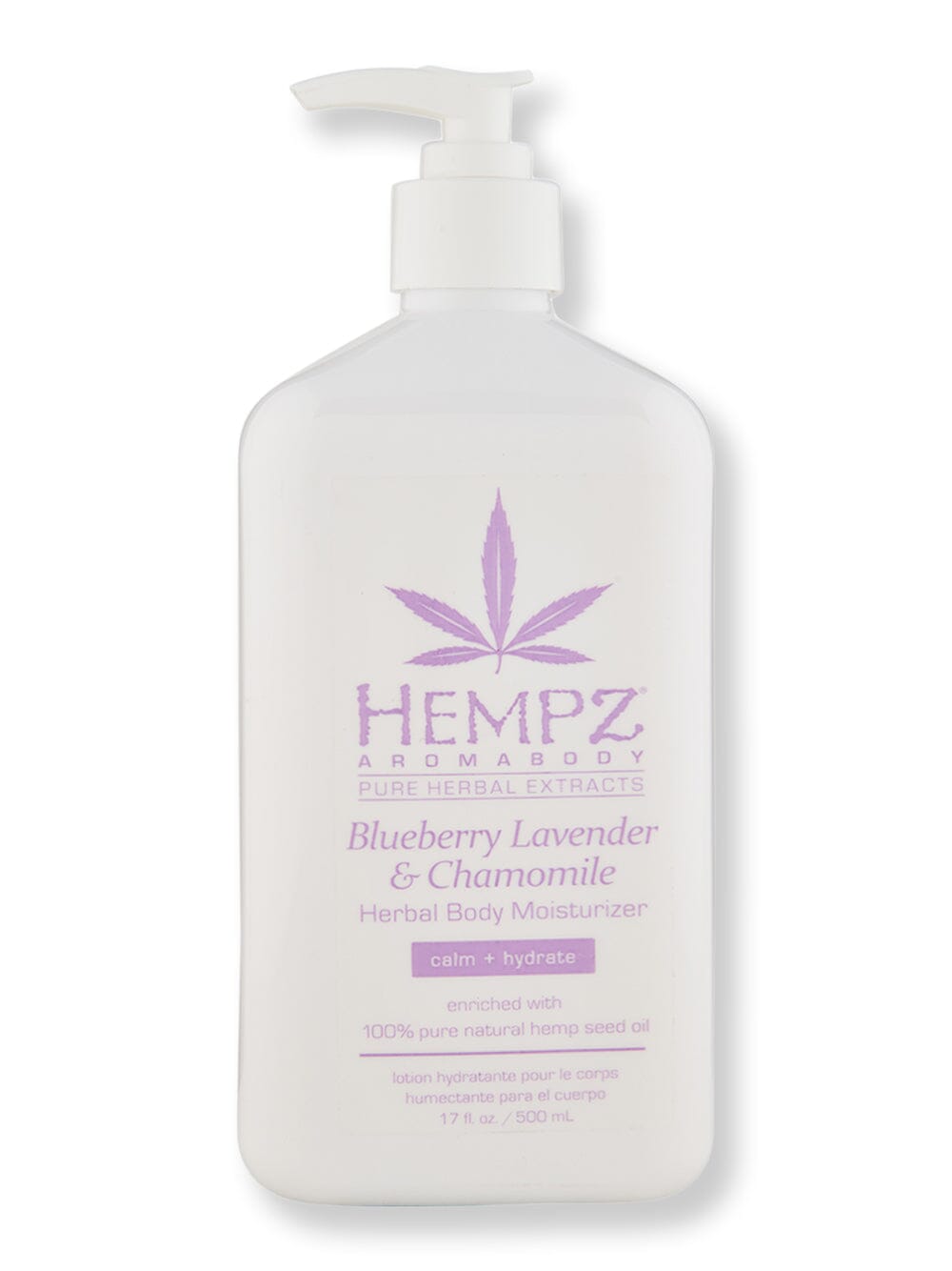 Hempz Hempz Blueberry Lavender & Chamomile Herbal Body Moisturizer Body Lotions & Oils 17 oz 