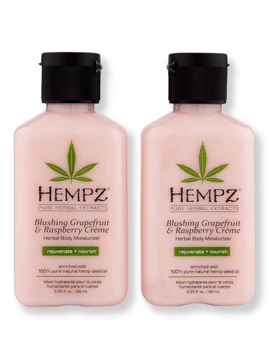 Hempz Hempz Blushing Grapefruit & Raspberry Creme Herbal Body Moisturizer 2 Ct 2.25 oz Body Lotions & Oils 
