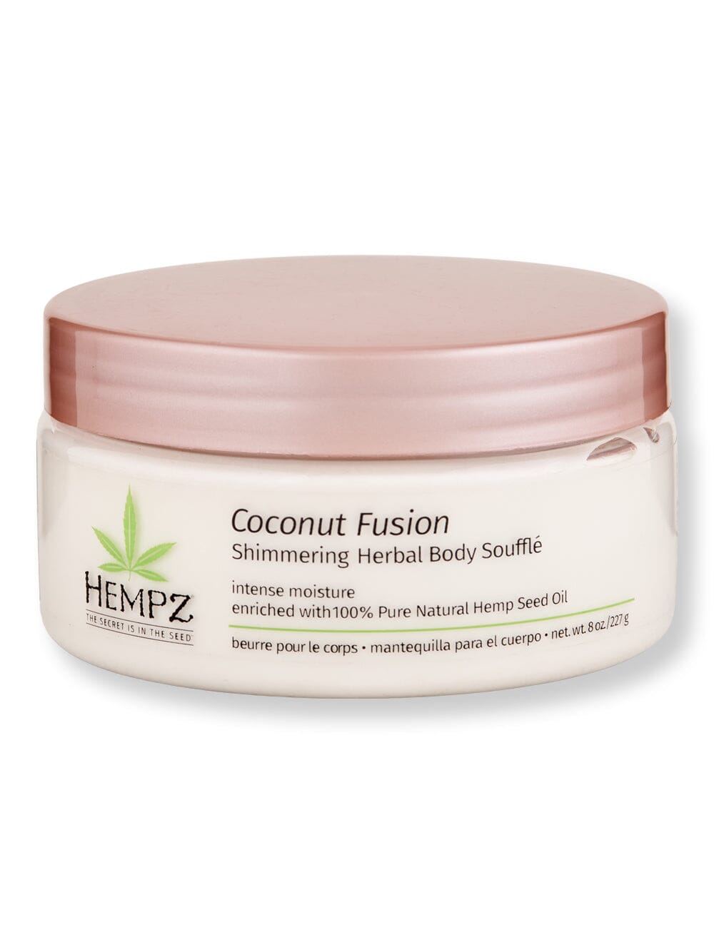 Hempz Hempz Coconut Fusion Shimmering Herbal Body Souffle Body Lotions & Oils 8 oz 