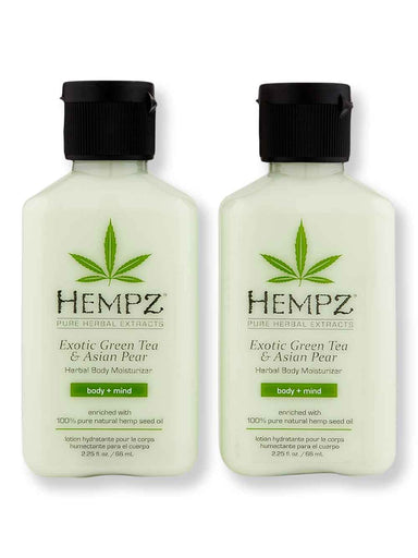 Hempz Hempz Exotic Green Tea & Asian Pear Herbal Body Moisturizer 2 Ct 2.25 oz Body Lotions & Oils 