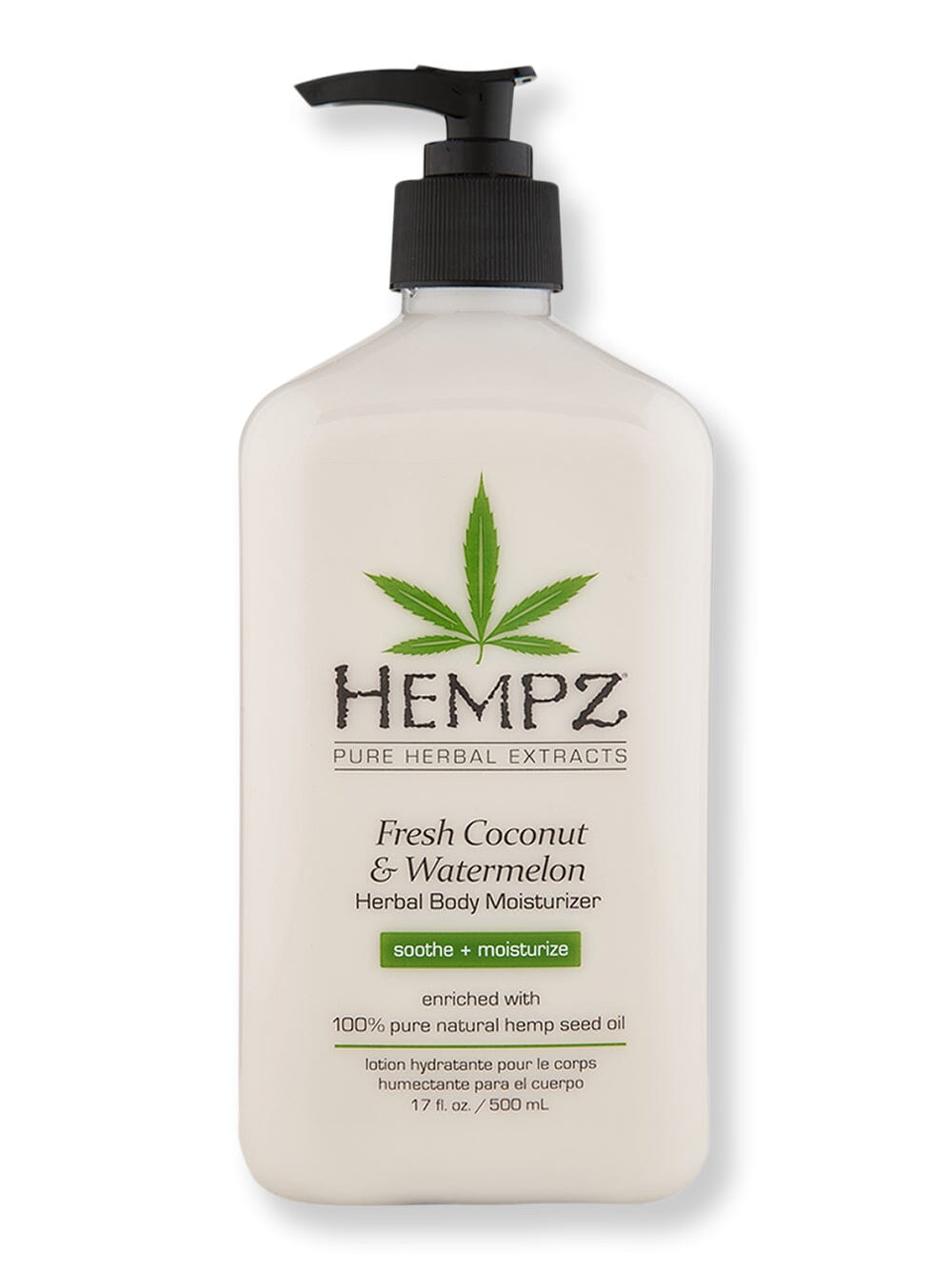 Hempz Hempz Fresh Coconut & Watermelon Herbal Body Moisturizer Body Lotions & Oils 17 oz 