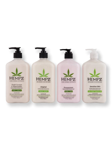 Hempz Hempz Herbal Body Moisturizers Original, Pomegranate, Sensitive Skin, & Fresh Coconut & Watermelon 17 oz Body Lotions & Oils 