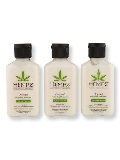 Hempz Hempz Original Herbal Body Moisturizer 3 Ct 2.25 oz Body Lotions & Oils 